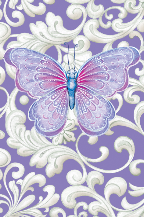 Butterfly Garden Smart Fabric