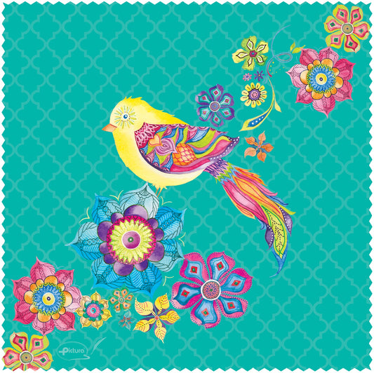 Bird and Flower Simple Smart Cloth