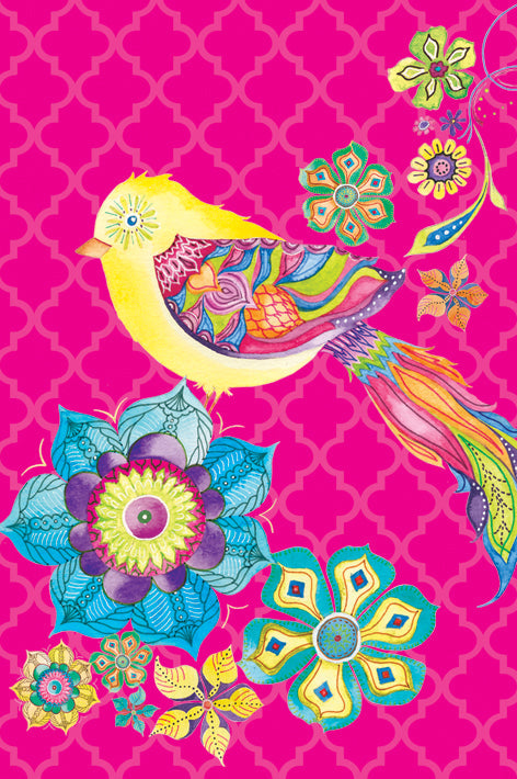 Bird and Flower Simple Smart Cloth